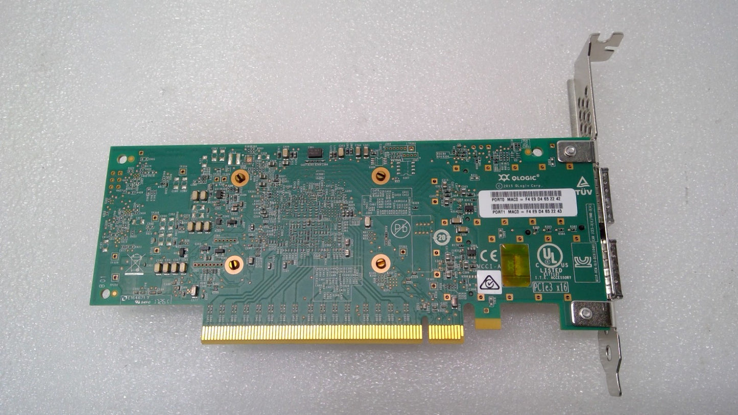 Qlogic Cisco UCSC-PCIe-QD40GF V01 QL45412HLCU-CI 40GB Dual Port Network Card
