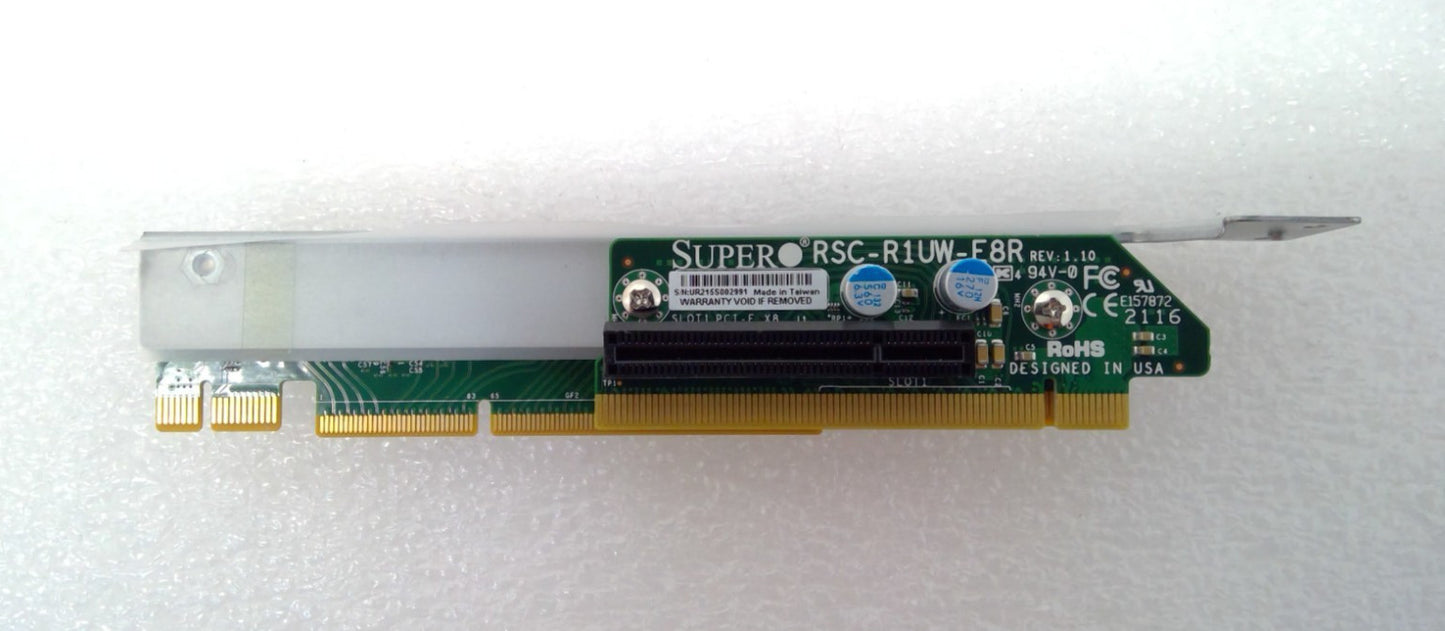 Supermicro RSC-W-68/RSC-R1UW-E8R 1U WIO & PCI-Express x8 Riser Cards