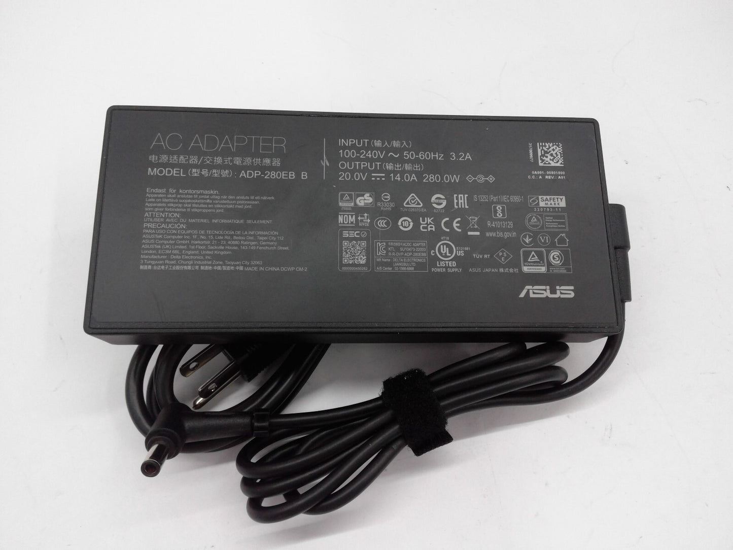 Original ASUS 280W AC Adapter for Asus ROG Strix G16 G614JI-SS74 ADP-280EB B