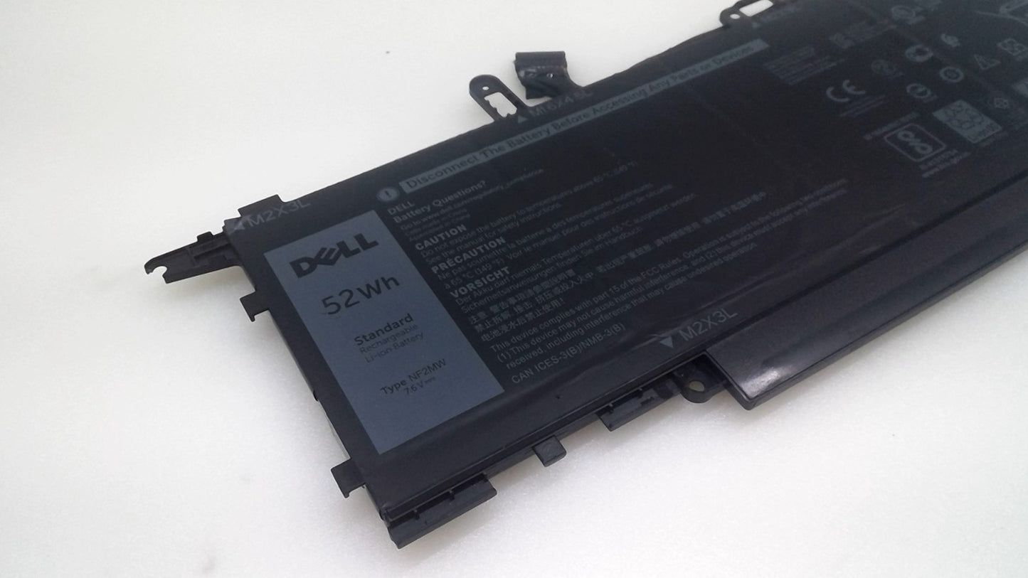 Genuine OEM NF2MW Battery 52Wh For Dell Latitude 7400 2-in-1 E7260 E7270 0C76H7