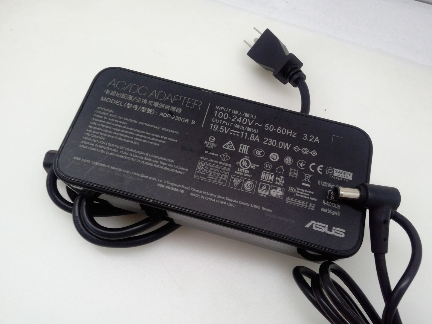 Genuine ADP-230GB B 230W AC/DC Adapter for ASUS ZenBook UX581LV-H2045T 6.0*3.7mm
