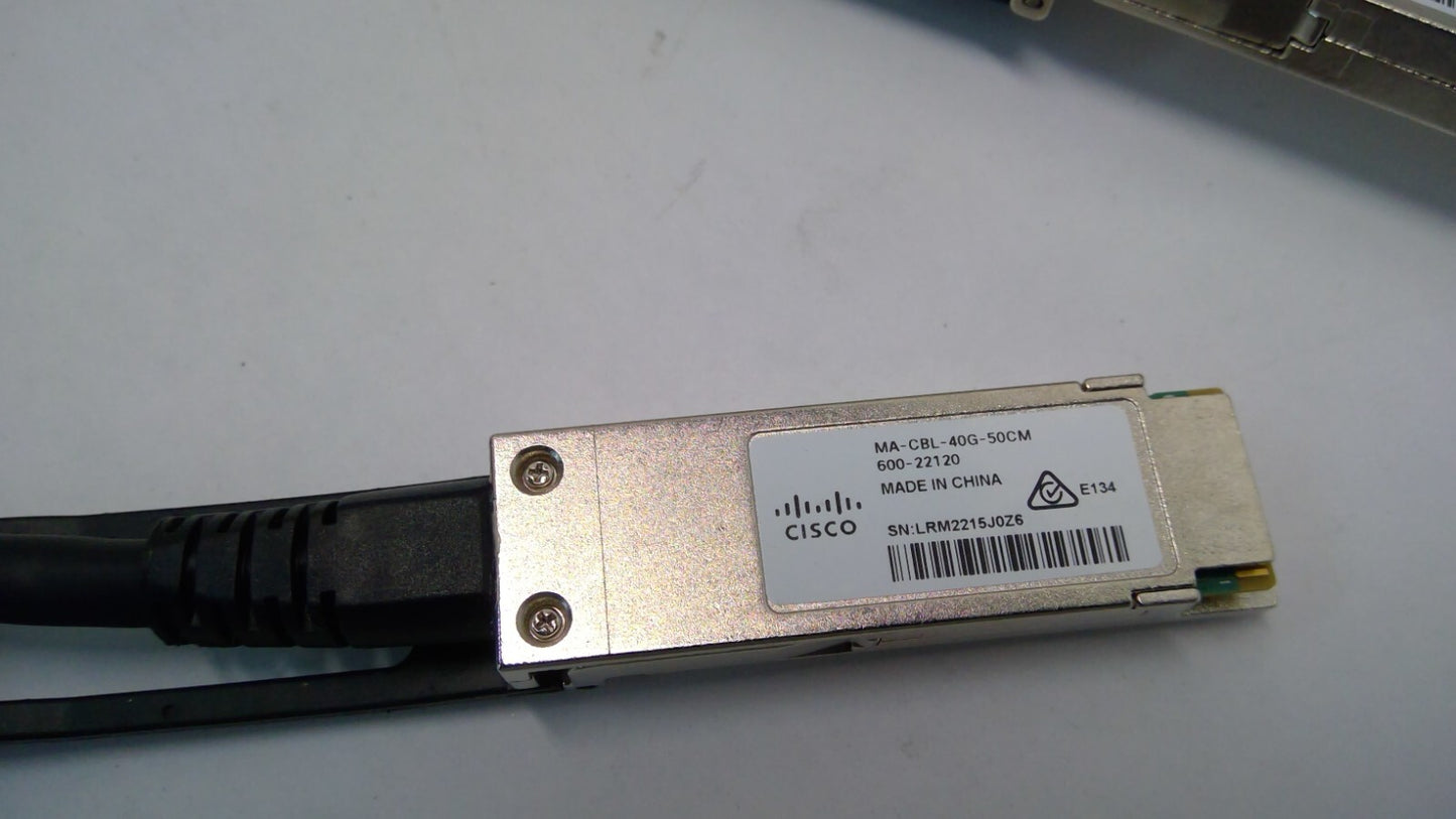 Cisco MA-CBL-40G-50CM Stacking Cable - Black Used