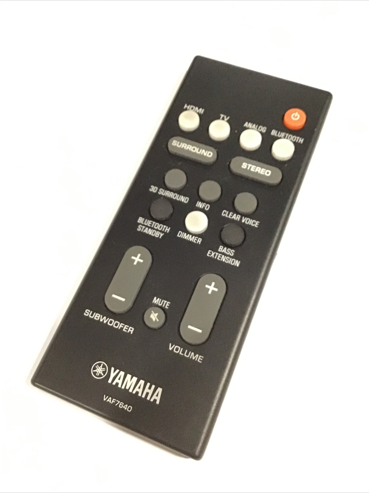 Original YAMAHA VAF7640 Remote Control
