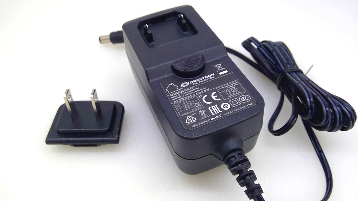 Genuine Crestron PW-2407WU AC Power Adaper NBS24J240075D5 24V 0.75A 18W