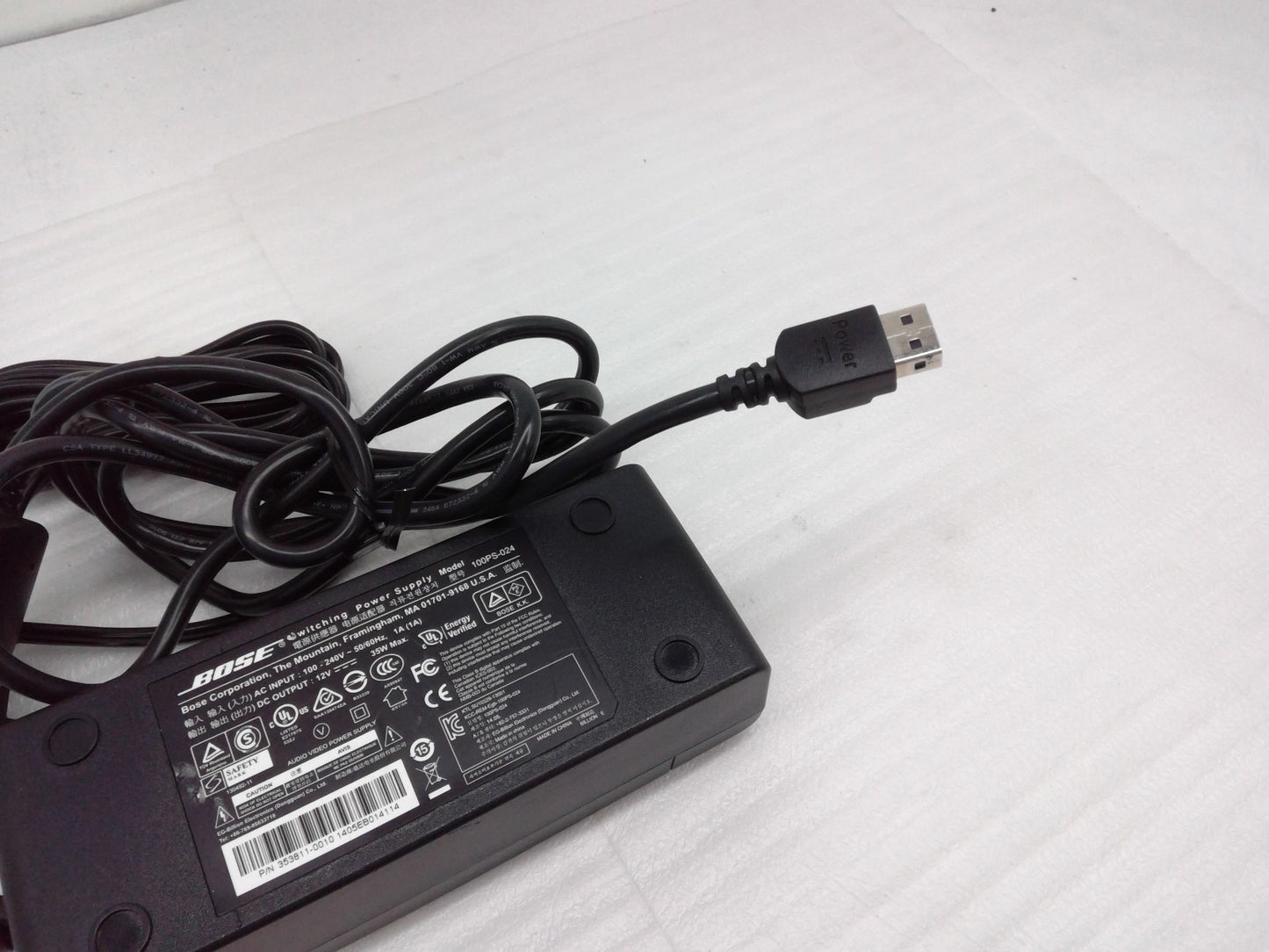 Original BOSE T20 V35 520 525 535 Adapter 12V 35W Power Charger Supply 100PS-024