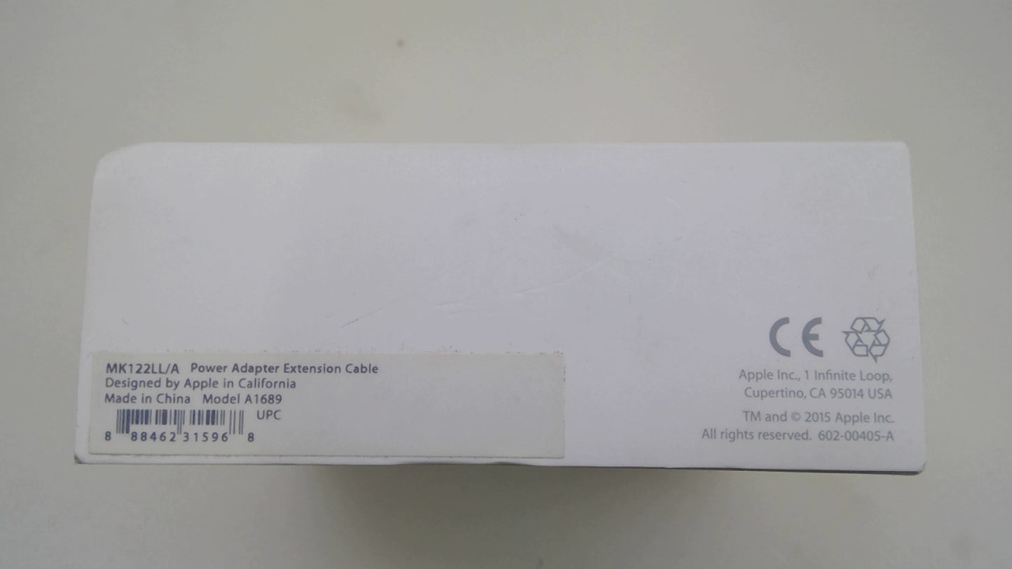 Lot of 3 Genuine Apple MK122LL/A A1689 Power Adapter Extension Cables New Sealed