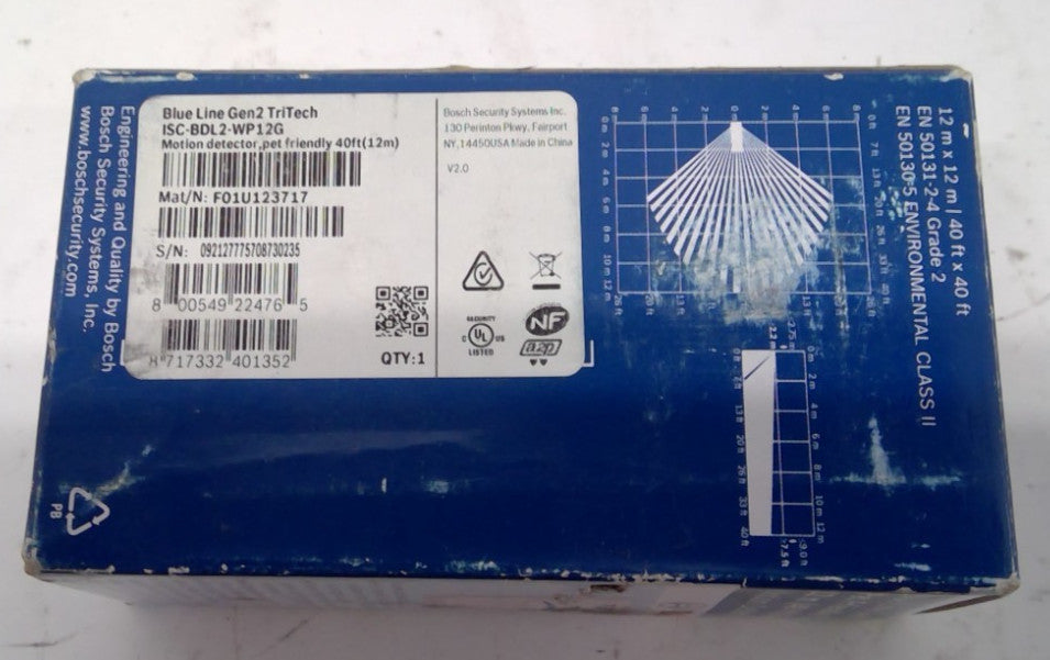 Bosch ISC-BDL2-WP12G Blue Line Pet Friendly TriTech Motion Detector
