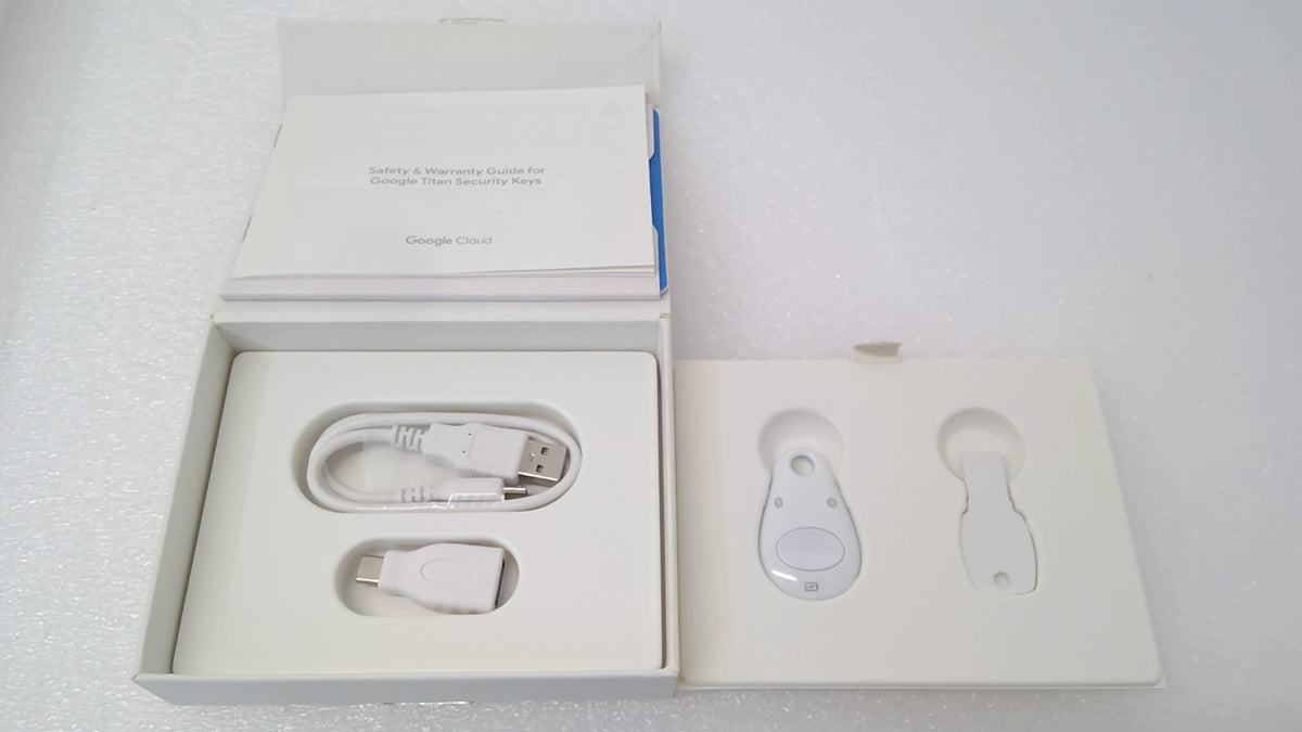 Open Box Google Titan Security Key K9T K13T Bundle USB Bluetooth NFC