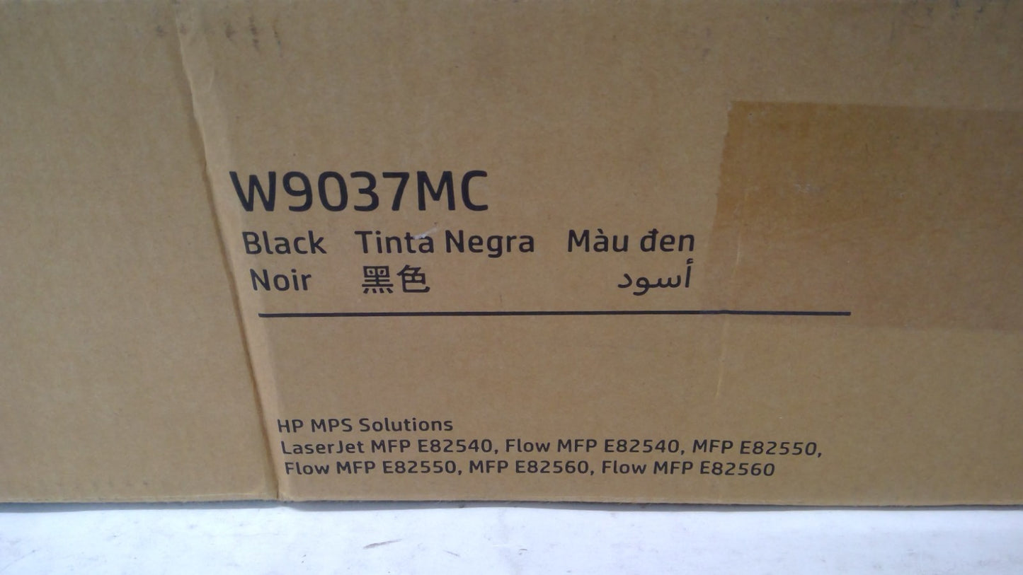 OPEN BOX HP W9037MC Black Toner Cartridge Genuine Laserjet MFP E82540/50/60
