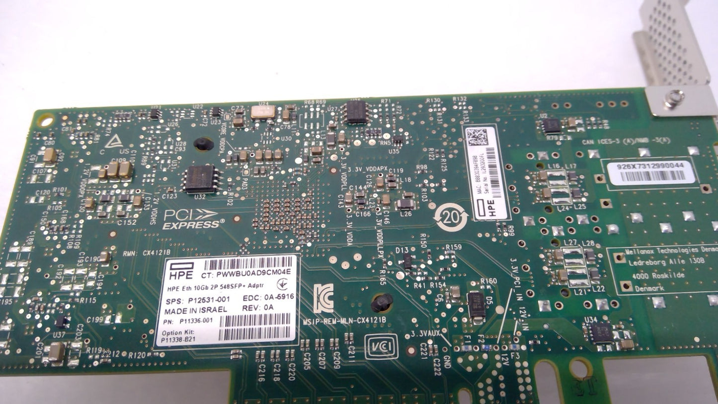 HPE 548SFP+ P12531-001 10Gb OCP 3.0 2P Ethernet Adapter P11338-B21 QL41132