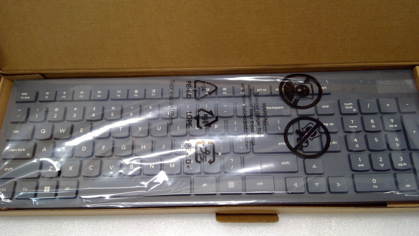 NEW Lenovo KB203W - Wireless Keyboard & Mouse (Grey)