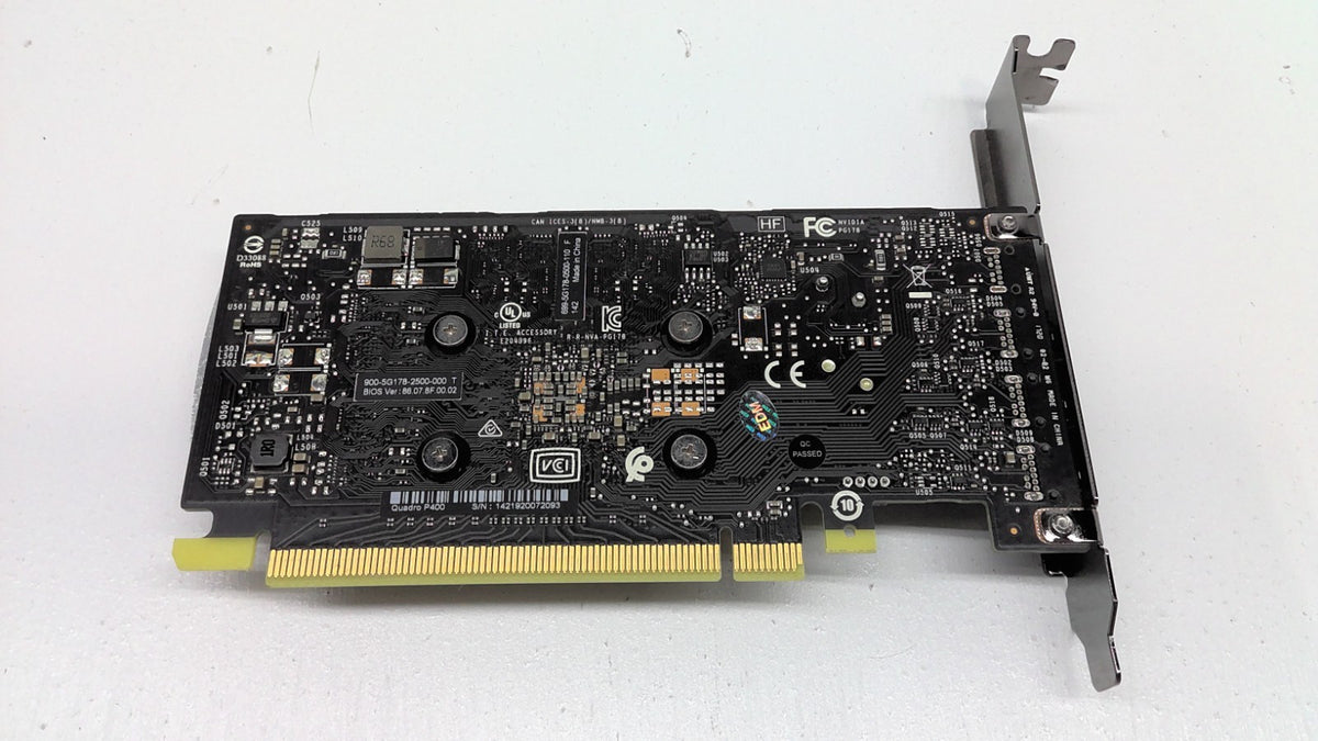 Nvidia Quadro P400 2GB GDDR5 PCI Express 3.0 x16 Desktop Video Card High profile