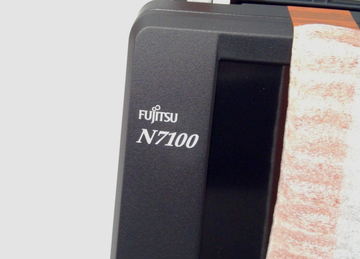 Open box Fujitsu N7100 Touchscreen Network document scanner/NO Power Adapter
