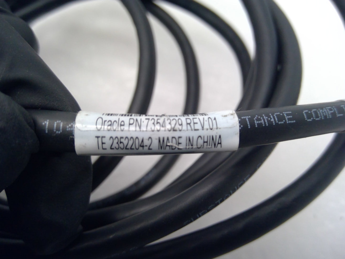 LOT OF 2 TE 2352204-2 Madison Twinax Cable 30AWG 100G/200G SlimSAS CL2 3M