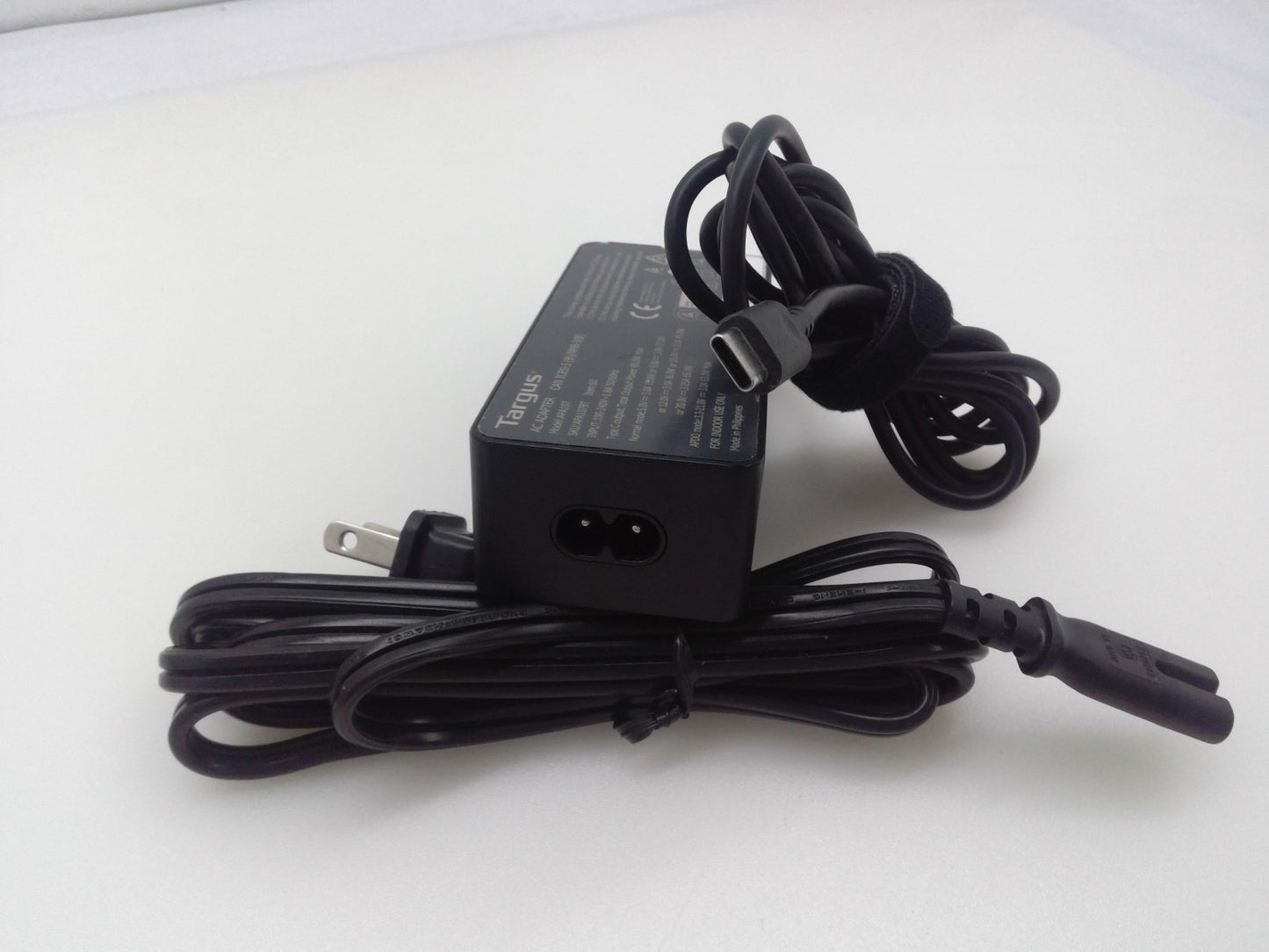 Targus AC Adapter 65W USB-C Laptop Tablet Phone Charger APA107