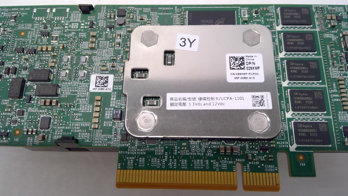 Dell 29XMF PERC H755 8GB BBU Cache 12Gb/s SAS PCIe RAID Controller R750 R760 LP
