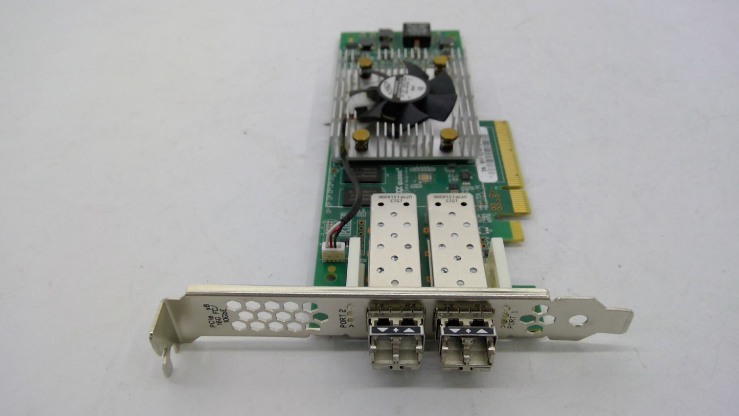 Qlogic QLE2672 16Gb Dual Port SFP+ Fibre Channel HBA Server Card w/2SFP Full/B