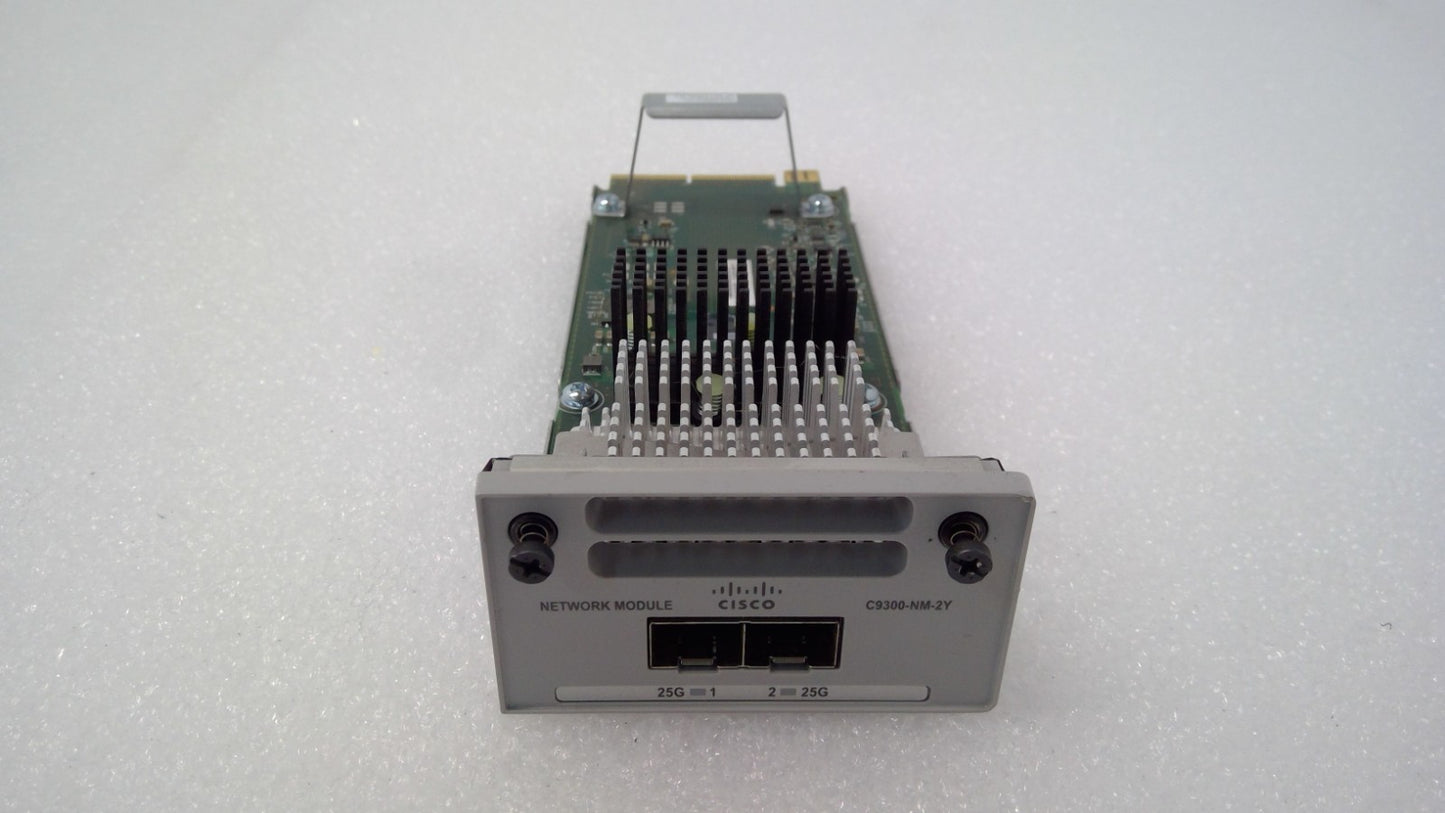 Cisco C9300-NM-2Y Catalyst 9300 2x 25GE SFP28 Network Module Tested