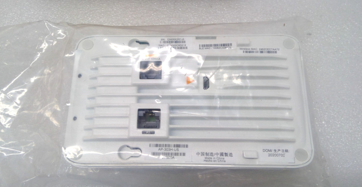 Aruba AP-303H APINH303 Hospitality Access Point dual 802.11ac/n 2x2 MIMO