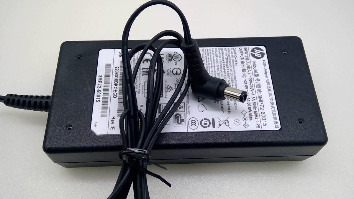 Genuine HP 3MP72-60015 60W AC Adapter for Sprocket Studio Photo Printer 24V