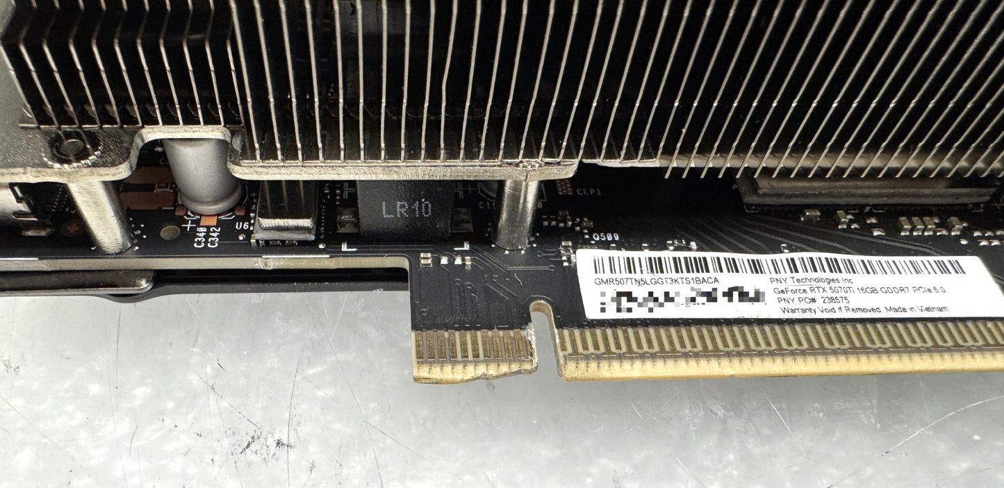 PNY GeForce RTX 5070 Ti ARGB EPIC-X RGB 16GB GDDR7 OC Triple Fan G Graphics card