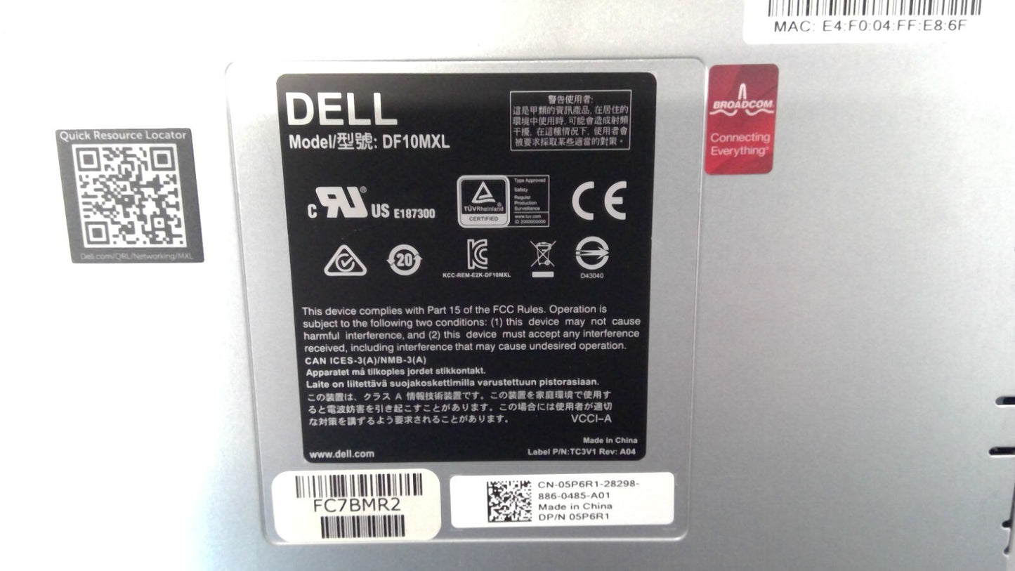 Dell Force10 MXL 10/40GbE DF10MXL Blade Switche DP/N 05P6R1