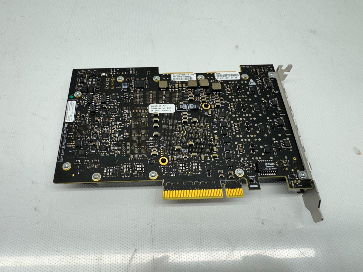 NapaTech SmartNIC Dual-Port 10GbE PCIe Network Card P/N:073-011901-07