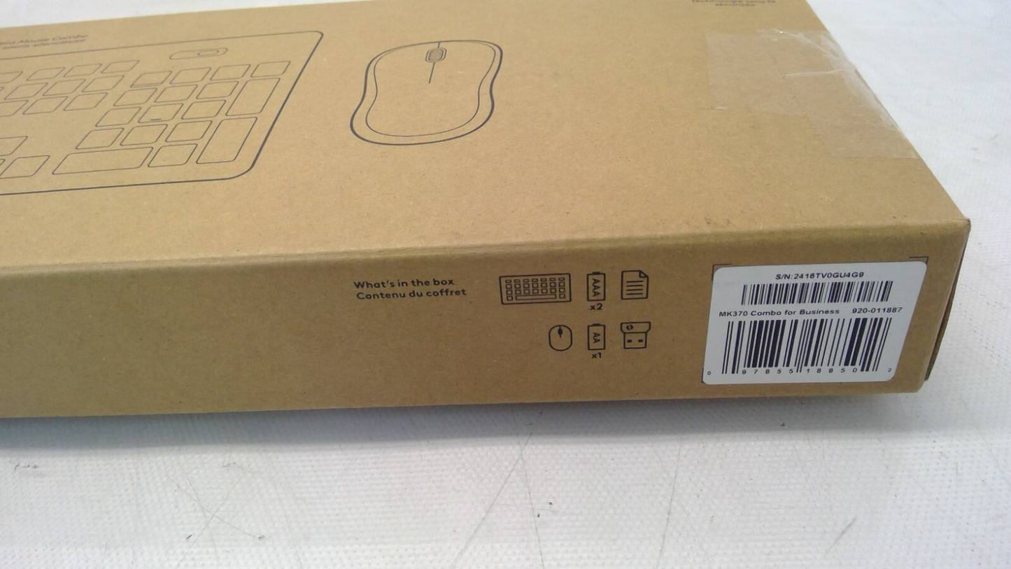 Logitech MK370 Keyboard Mouse Combo for Business Logi Bolt USB - Graphite