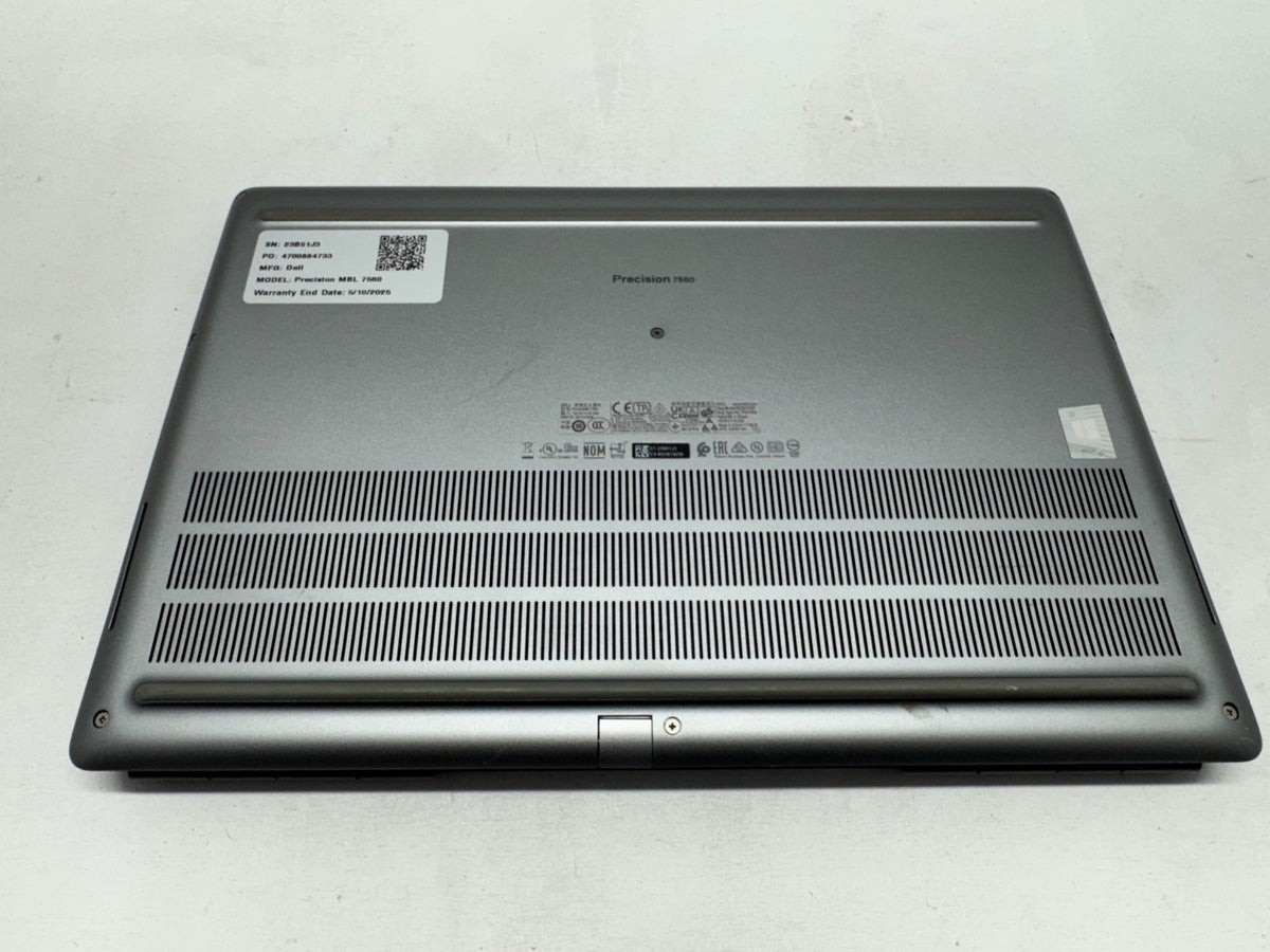 Dell Precision 7560 15.6" Intel i7-11850H@2.5GHz 32GB 1TB RTX A2000 W/AC Win 11