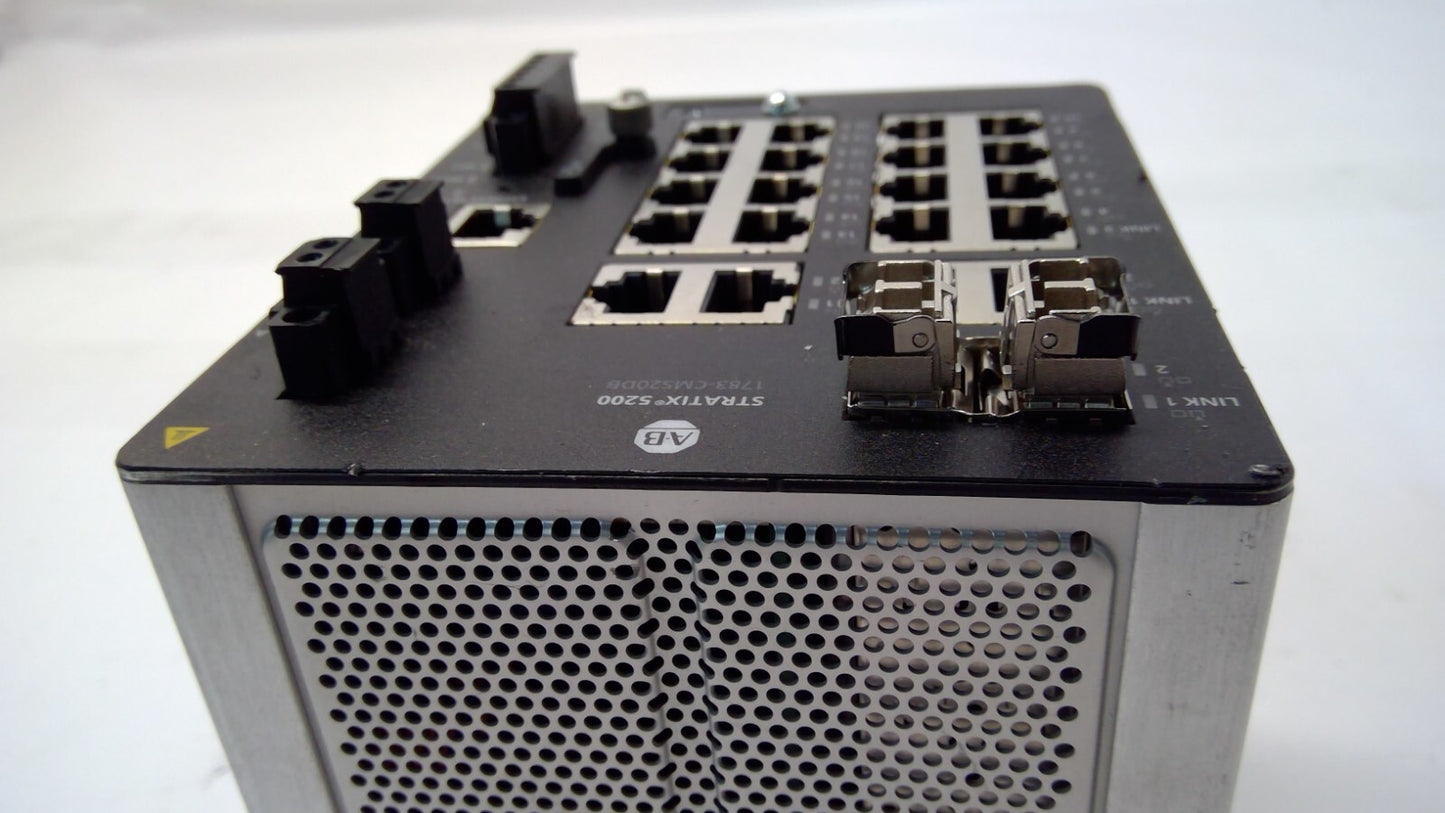 *Read* Allen Bradley 1783-CMS20DB Stratix 5200 Managed EtherNet Switch