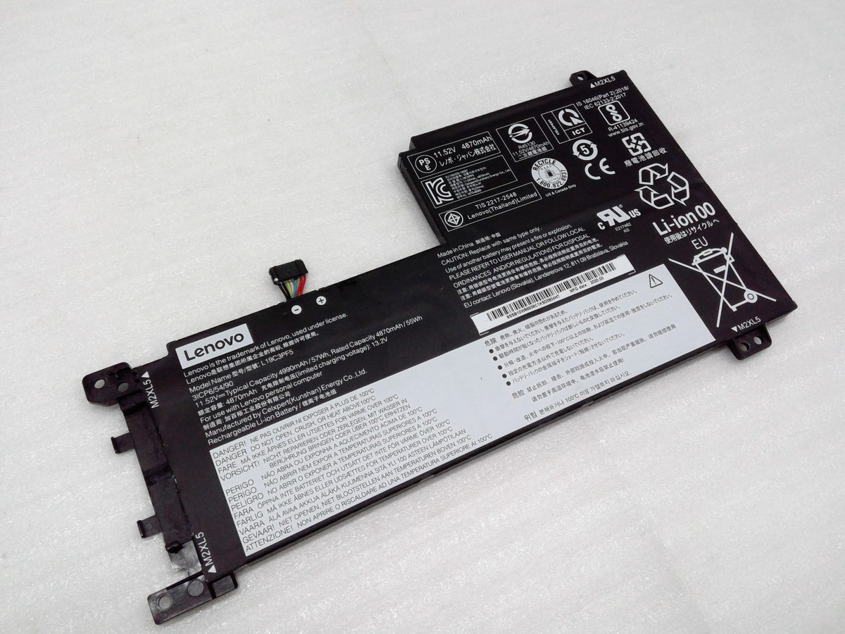 Genuine Lenovo IdeaPad 5 15ITL05 15.6" Battery 11.52V 4870mAh 57Wh L19C3PF5