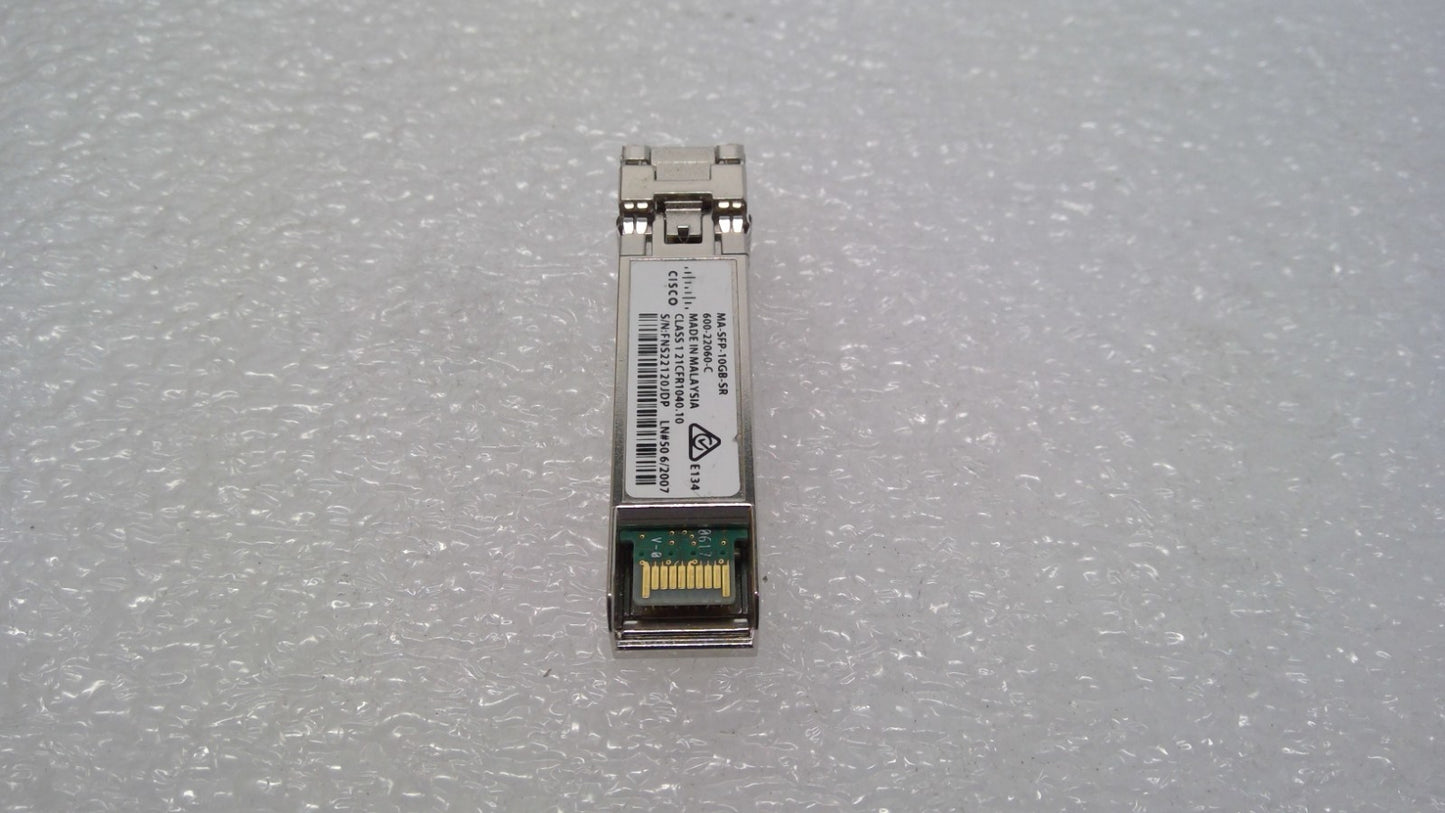 Cisco MA-SFP-10GB-SR Genuine Meraki Fiber Transceiver 600-22060-C
