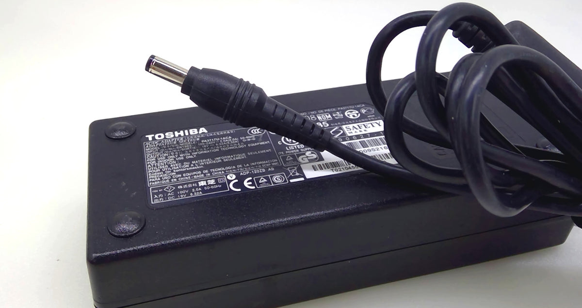 Genuine Toshiba PA3717U-1ACA 120W 19V 6.32A AC Adapter Charger w/ Cord