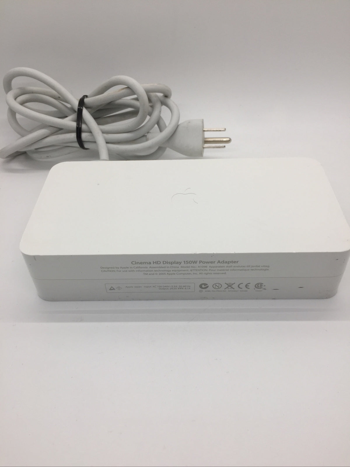Original Apple A1098 150W Power Supply AC Adapter for 30" Cinema HD Display