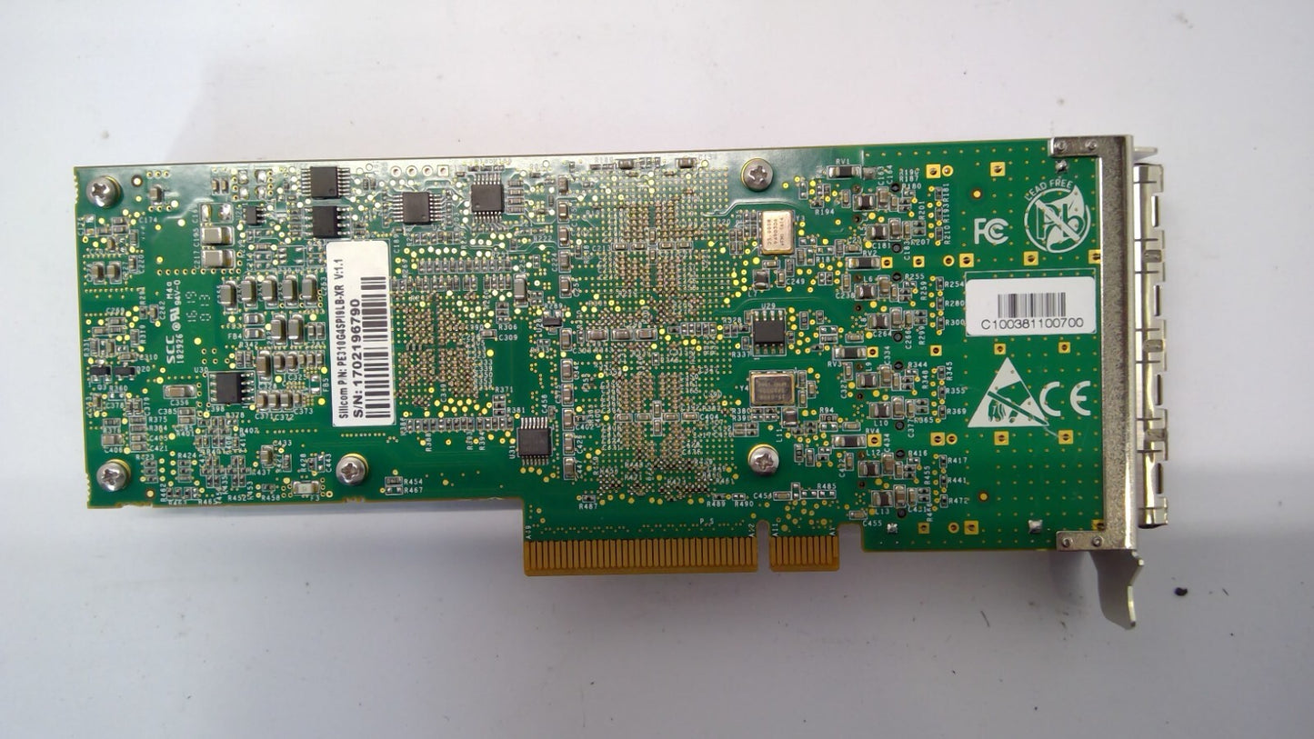 Silicom 10Gb 4-Port SFP+ Network Server Adapter Card PE310G4SPI9LB-XR Low/P