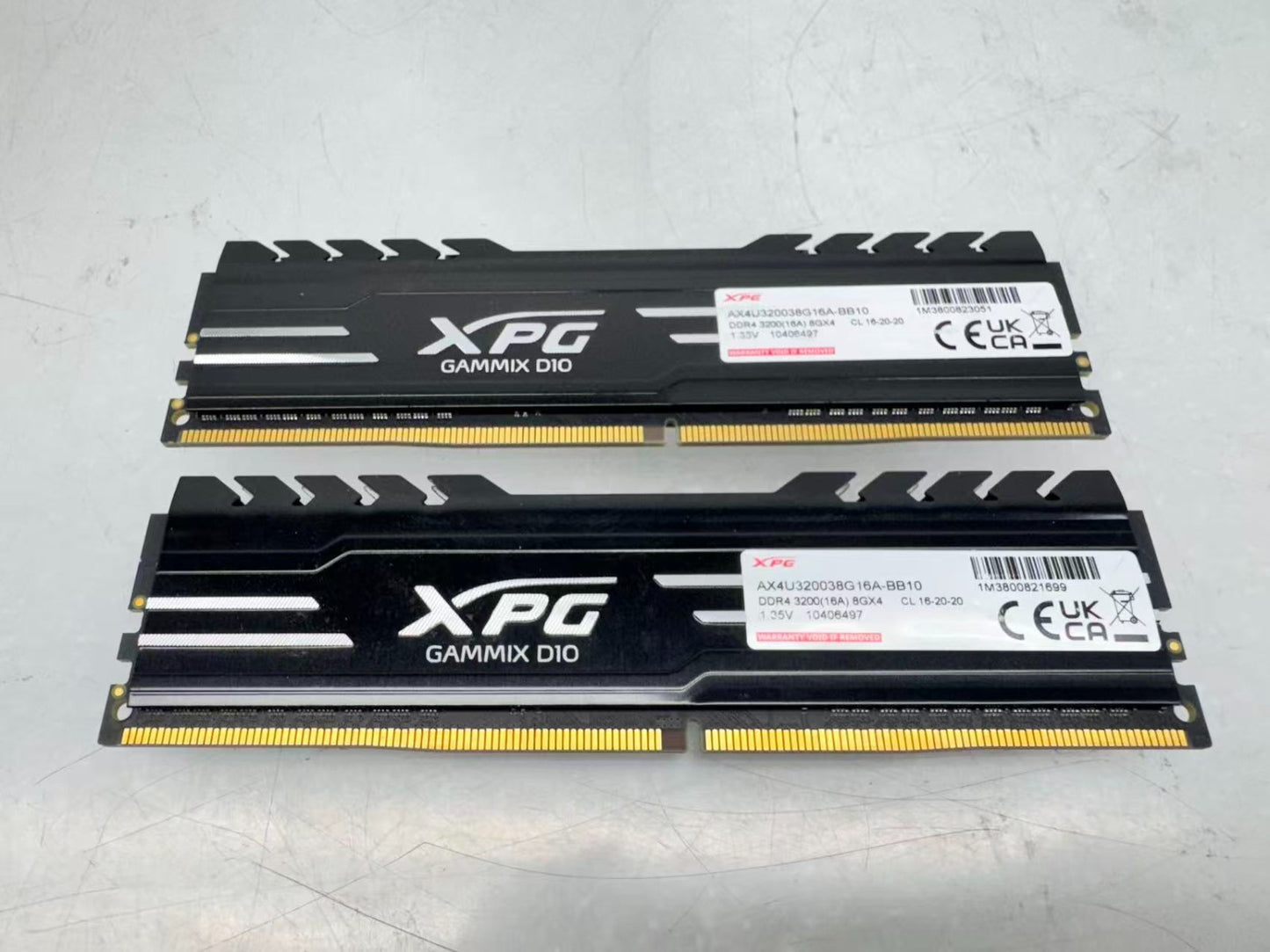 ADATA XPG GAMMIX D10 16GB 2x8GB DDR4 3200MHz Ram Memory AX4U320038G16A-BB10