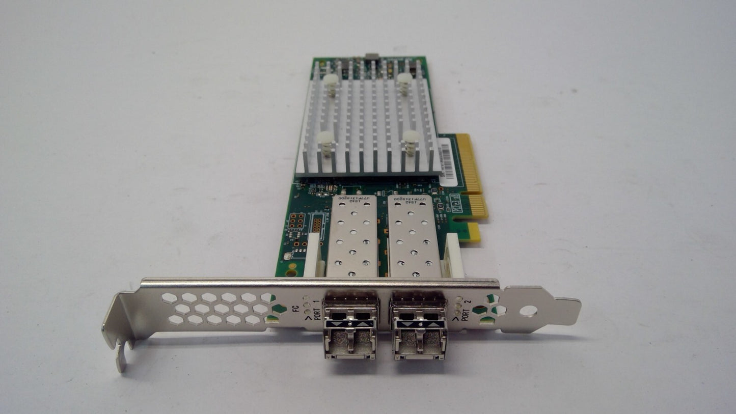 QLogic 32GB Dual Port Host Bus Adapter QLE2742-DEL Dell 0T3TK5 w/2 32GB SFP