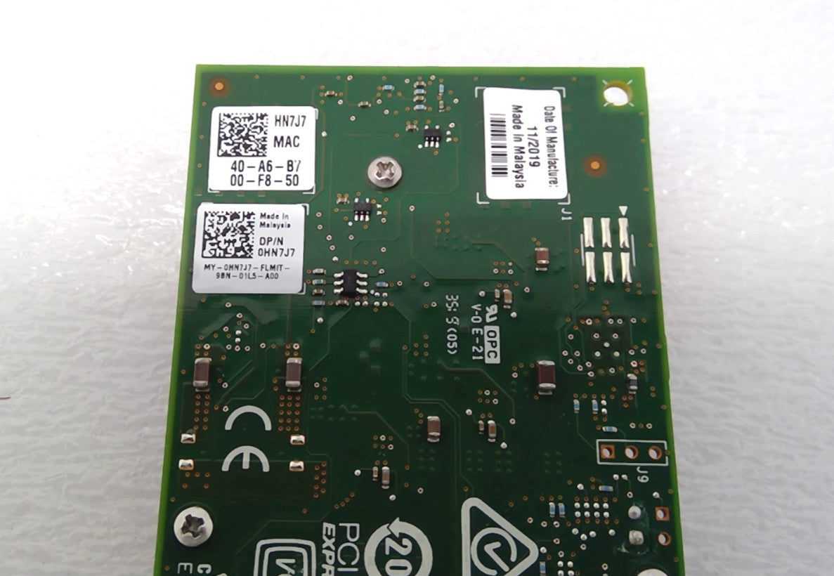 Dell Intel XXV710-DA2 Dual Port 25Gb SFP28 PCIe Network Adapter HN7J7 0HN7J7
