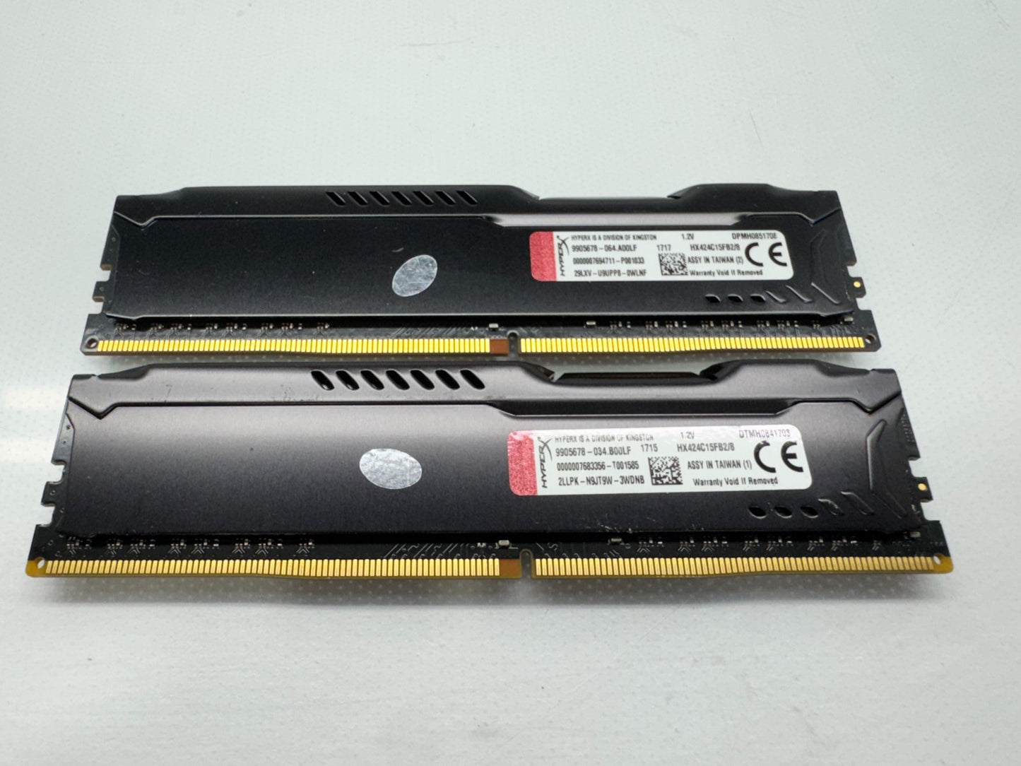 HyperX Fury 16GB 8GBx2 DDR4 2400MHz RAM HX424C15FB2/8