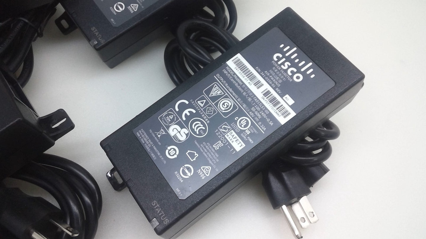 Lot of 4 Genuine Cisco AIR-PWRINJ5 FA015LS1-00 341-0556-01 POE Power Injector