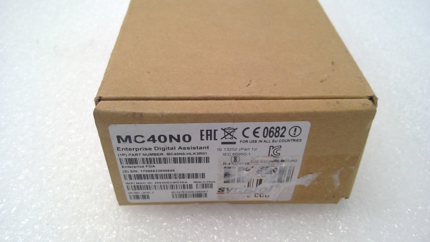 OPEN BOX Symbol MC40 Touchscreen Android Barcode Scanner MC40N0 w/ Battery