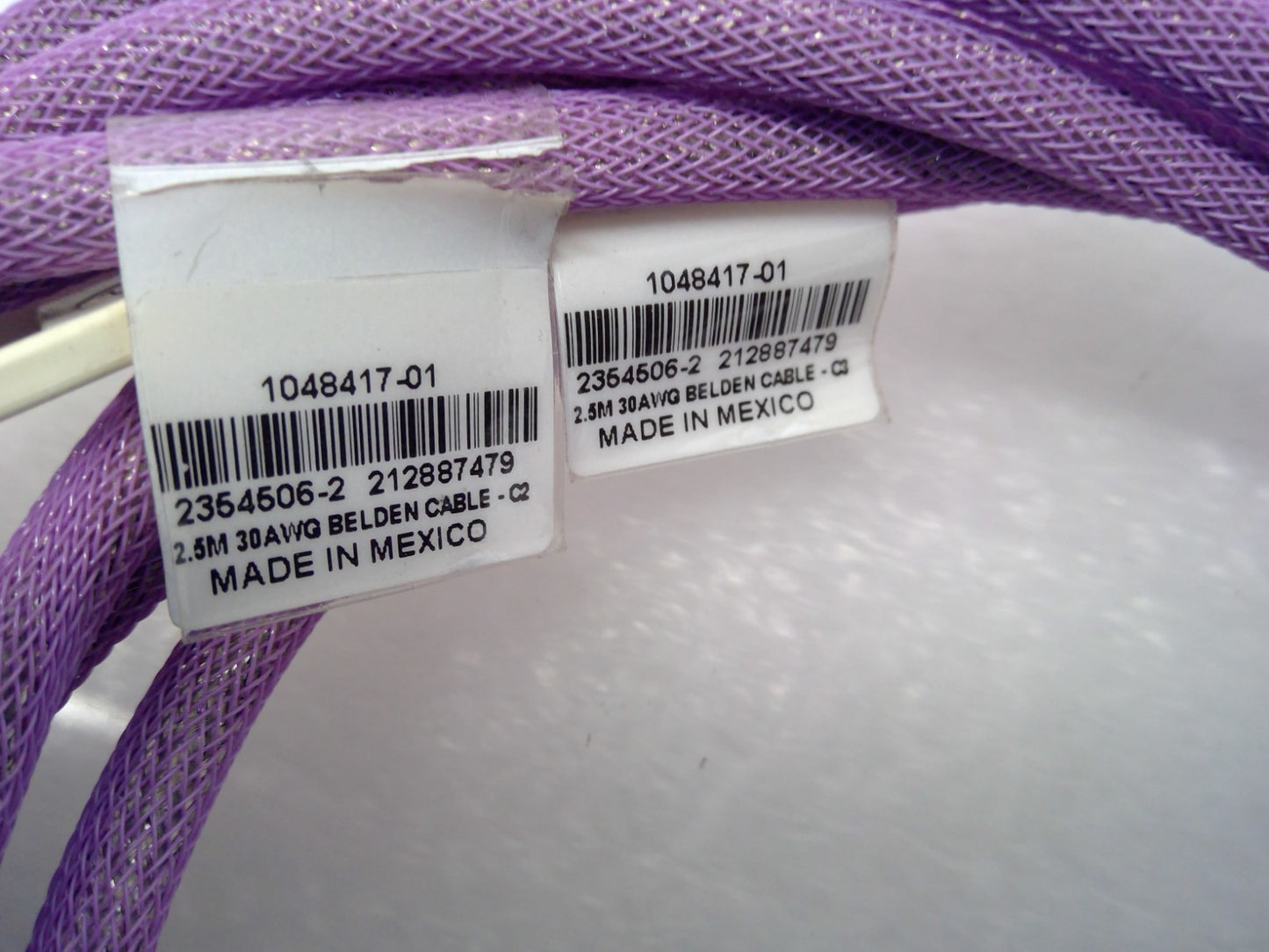 TE Connectivity 2354506-2 800G TO 2X400G QSFP56 DAC Cable-2.5 30AWG 1048417-01