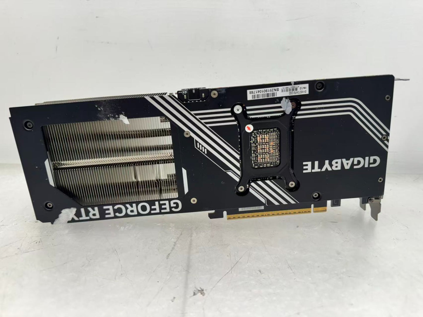 For Parts GIGABYTE GeForce RTX 5070 WINDFORCE SFF GDDR7 GV-N5070WF3-12GD *READ*