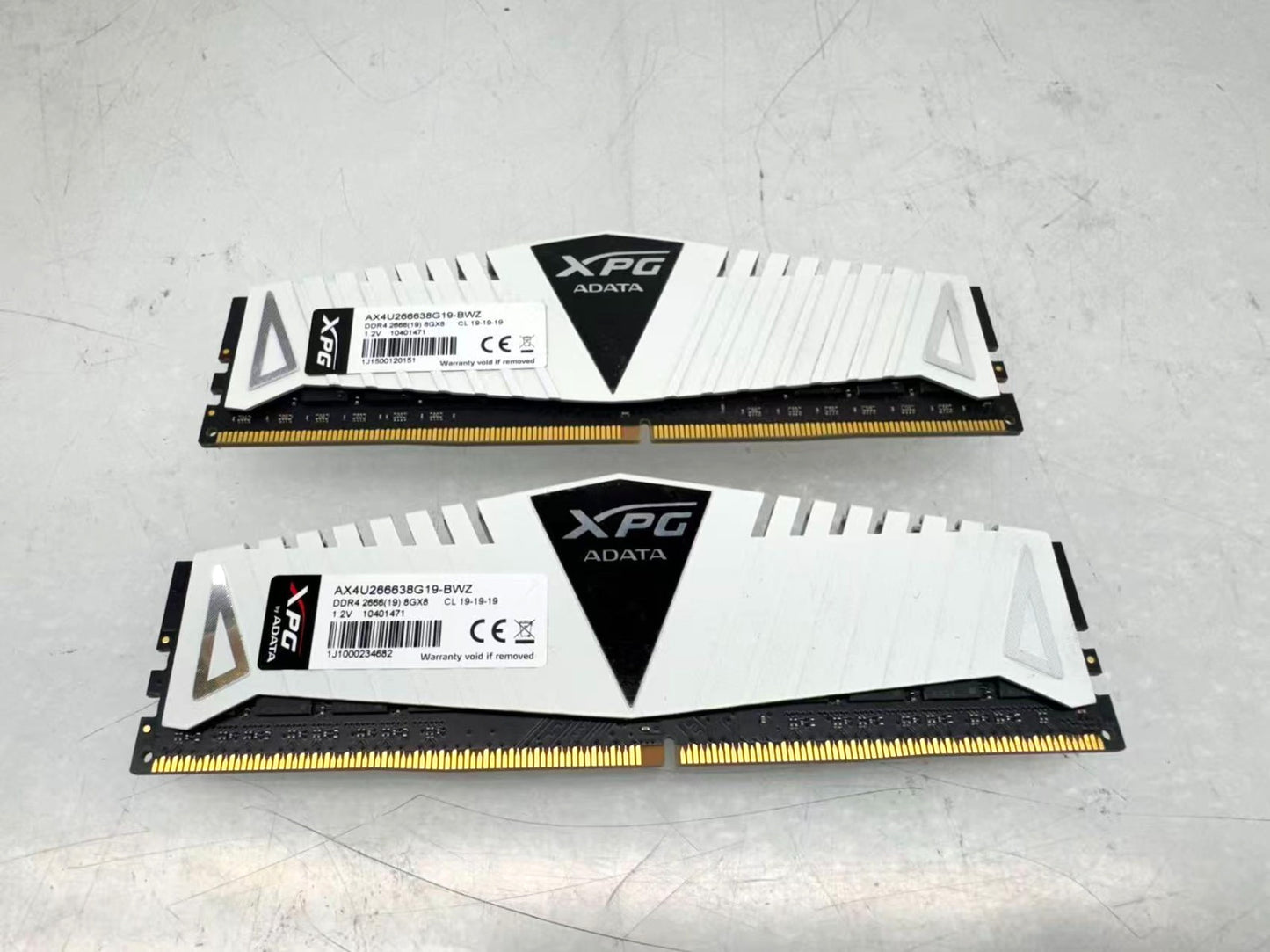 ADATA XPG 16GB 2x8GB DDR4 2666MHz 8GX8 Ram Memory AX4U266638G19-BWZ