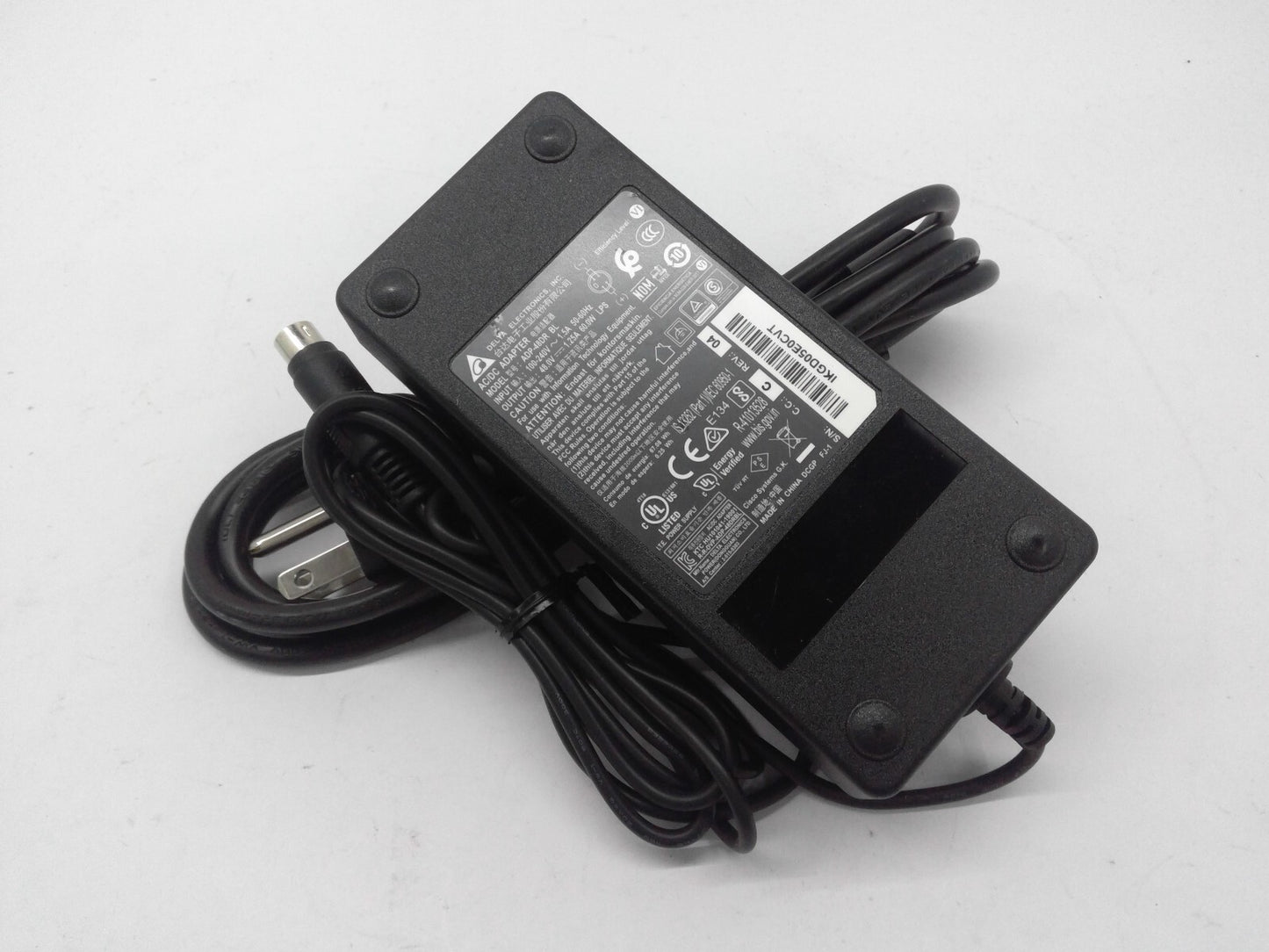 Original Delta ADP-48DR BL 48V 1.25A 4Pin AC Adapter Power Supply for Cisco PoE