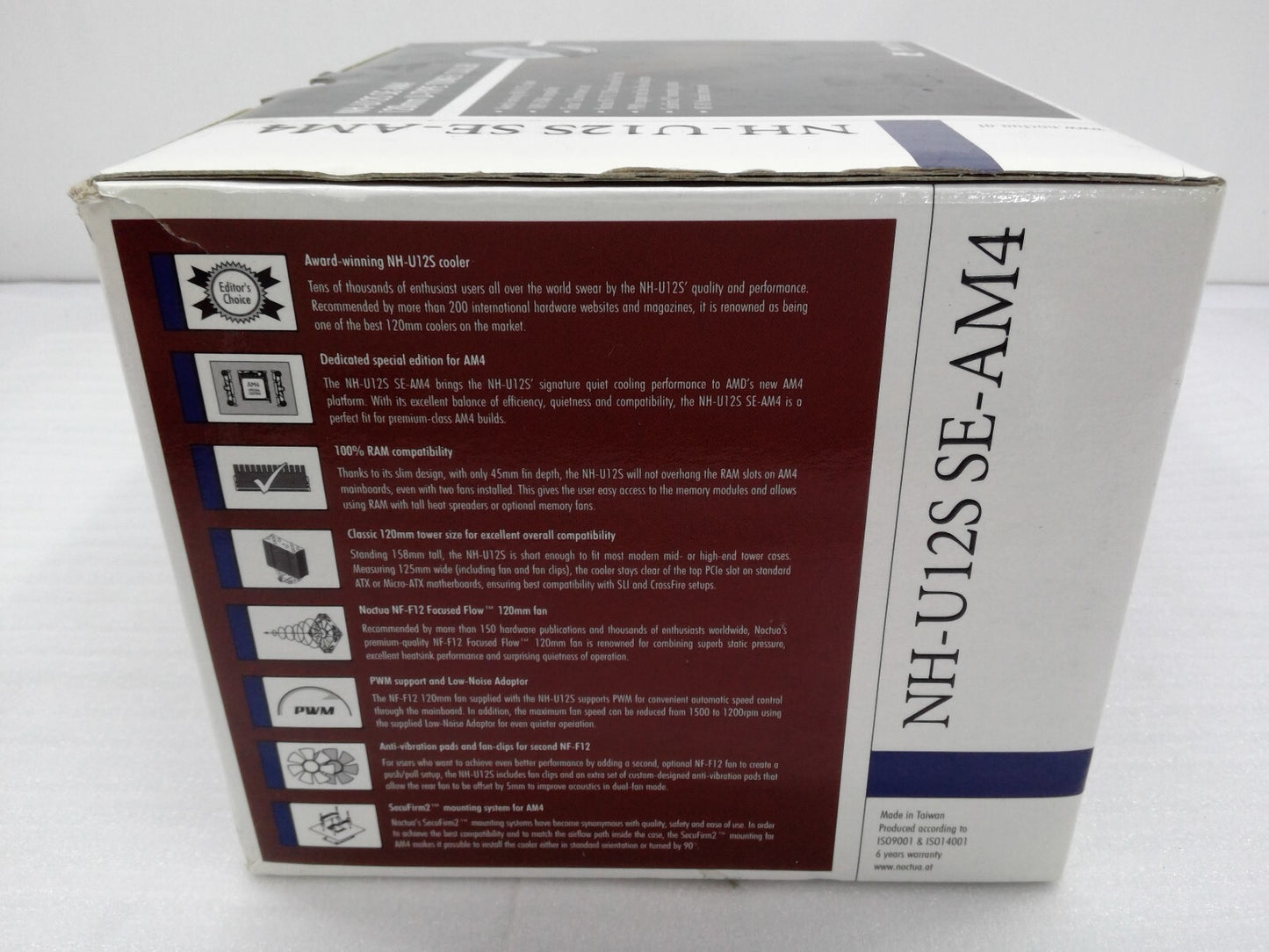 Open Box Noctua NH-U12S SE-AM4 Premium CPU Cooler for AMD AM4
