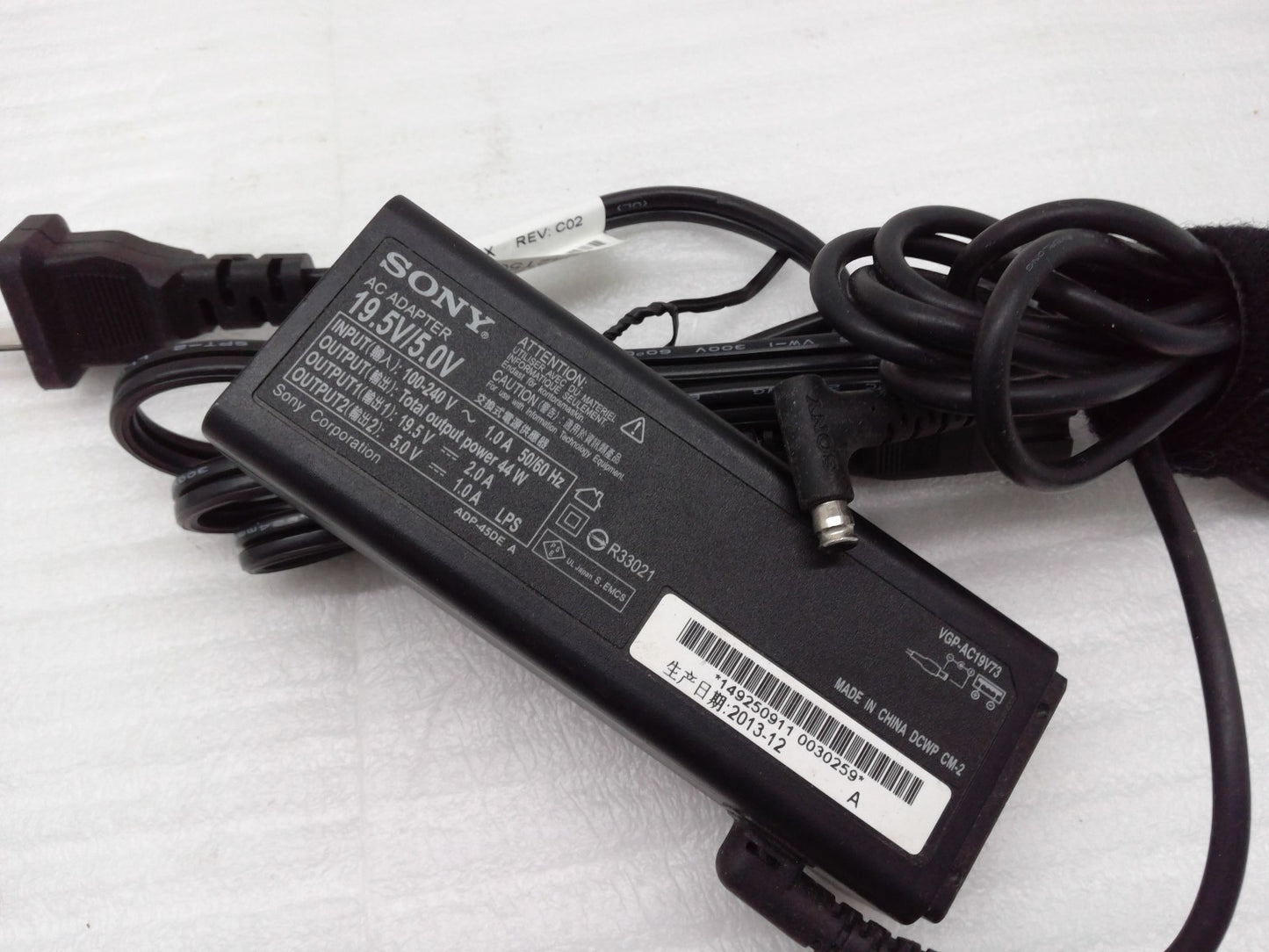 Original Sony 19.5V 2A VGP-AC19V73 AC Adapter Charger Vaio Tap 11 Fit 13A Power