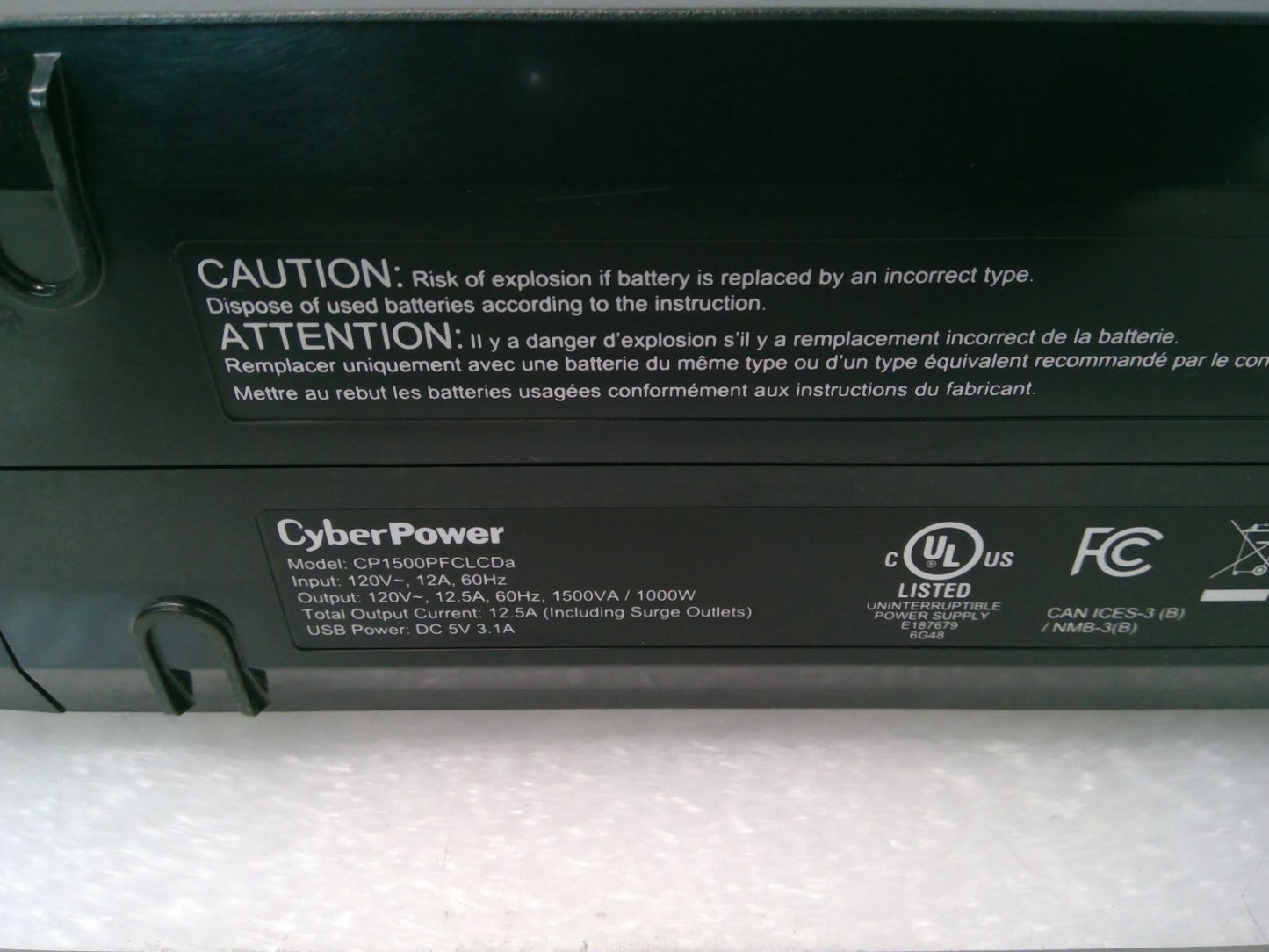 CyberPower UPS 1500VA Power supply CP1500PFCLCDa Pure Sine Wave UPS Power supply