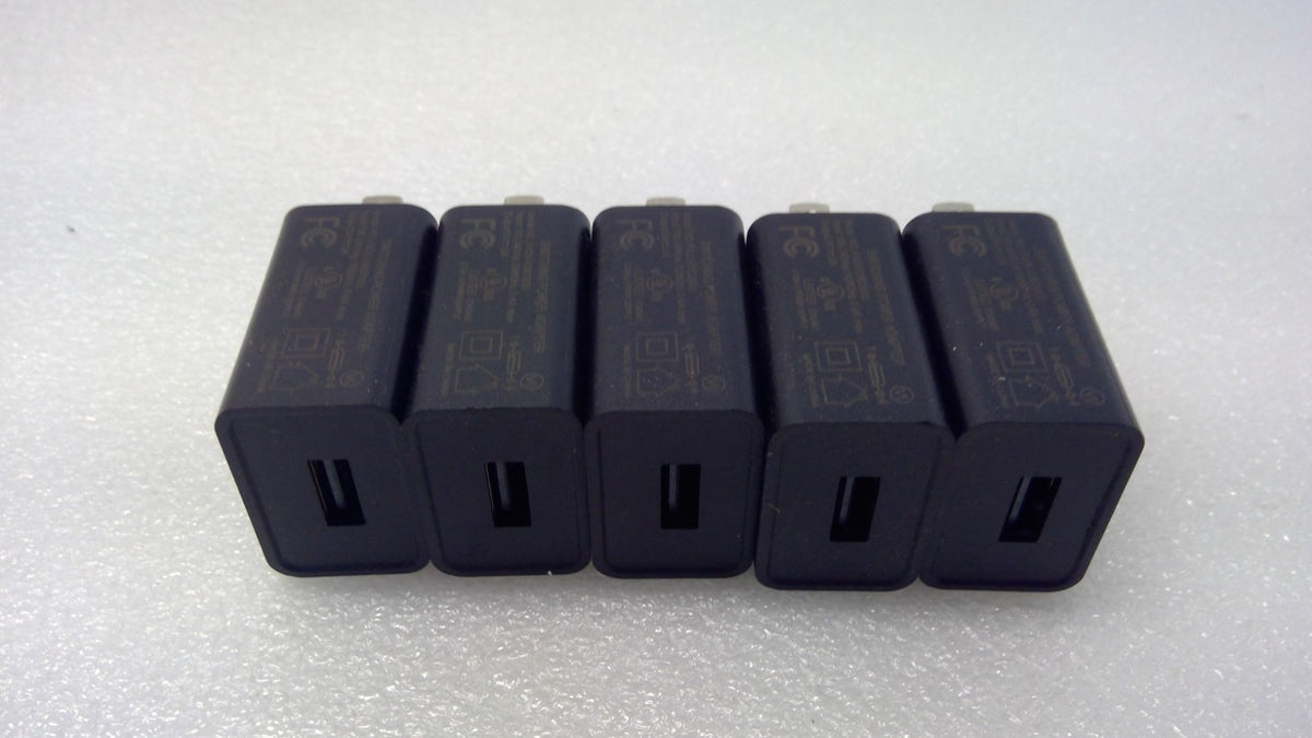 Lot of 5 USB Wall Charger 5V 2A 10W Power Adapter Block NO-FX2U-050200U USB-A