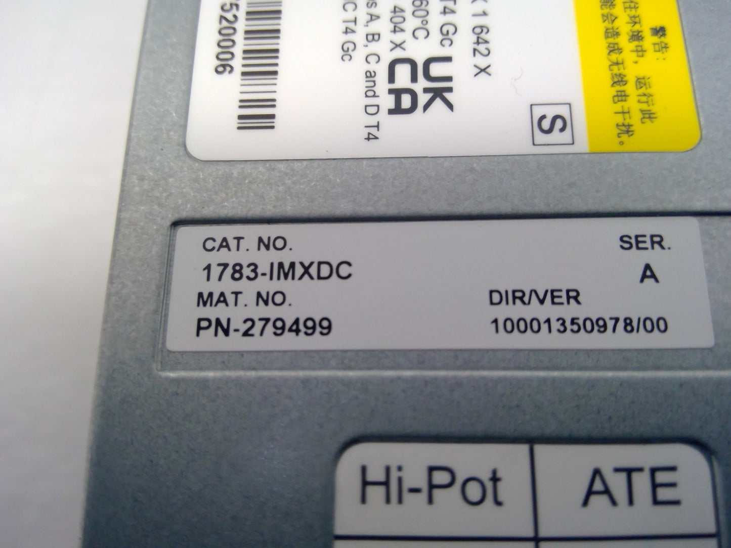 Rockwell Automation TPSN-150AB-1 Low-voltage DC Power Supply Module For IE 4010
